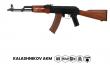 Kalashnikov AKM Black Acier Full Wood & Metal Aeg by Cybergun